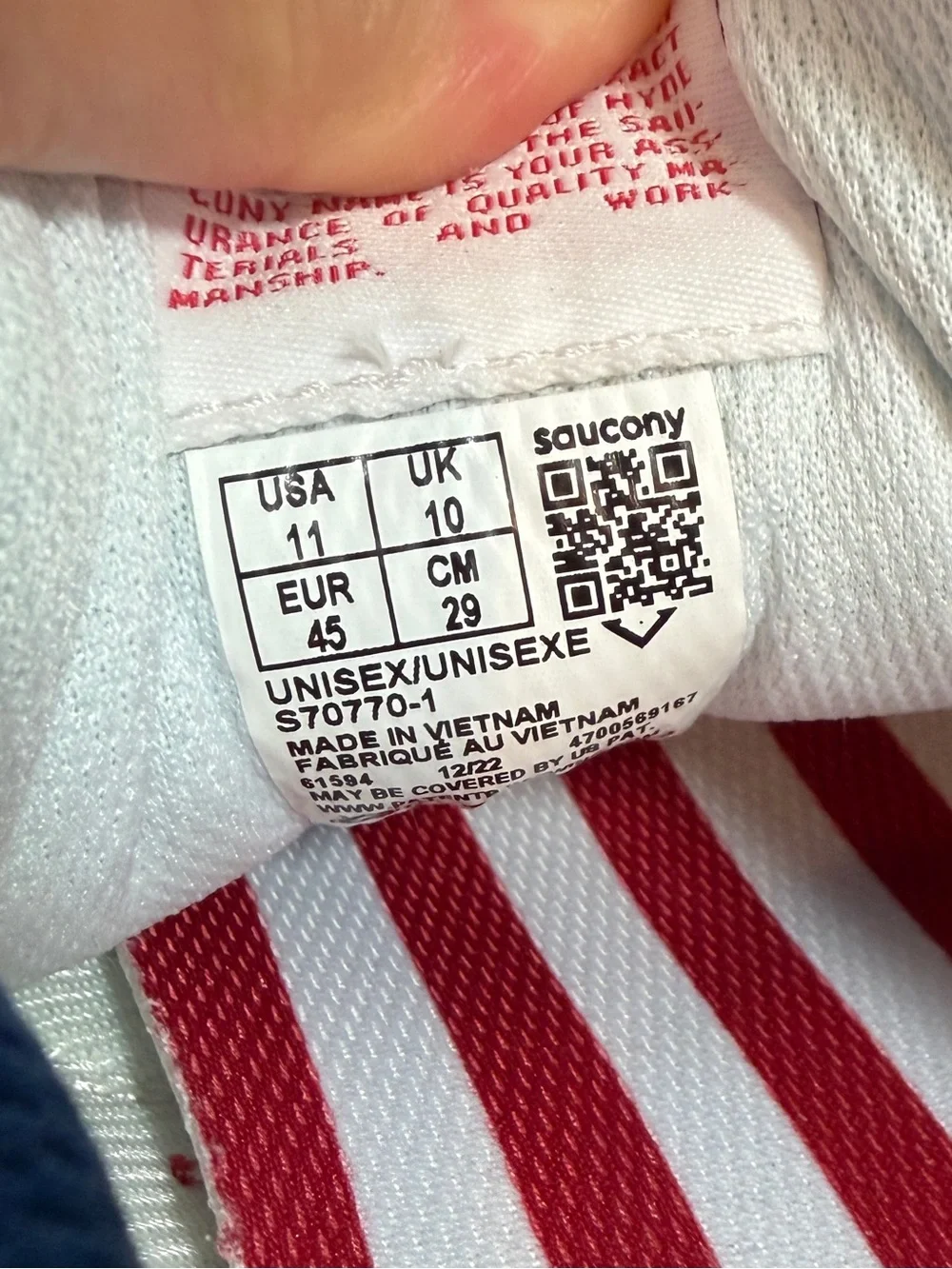Saucony Jazz Court Spirit of 76 Sneakers Red White Blue USA Star Lace Retro 11